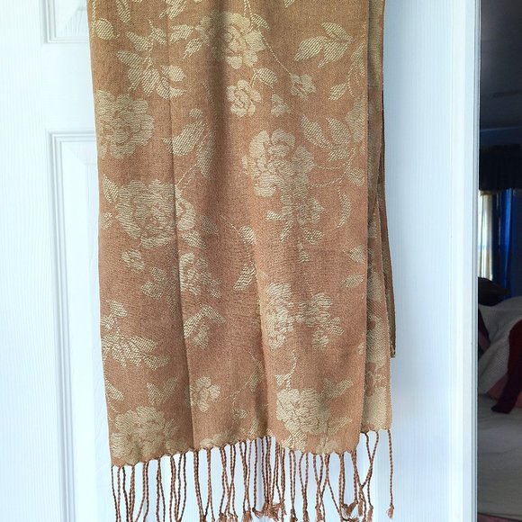 Pashmina 100% cashmire scarf - Picture 1 of 2